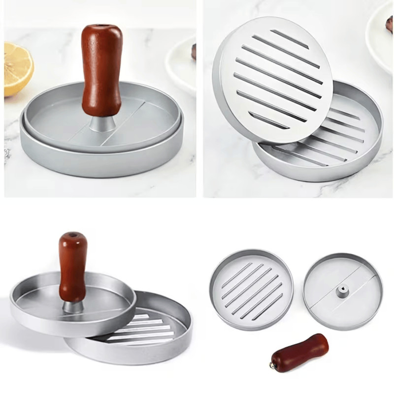 Hamburger Patty Maker Press – Non-Stick Burger Mold for Beef BBQ & Grill Cooking gallery