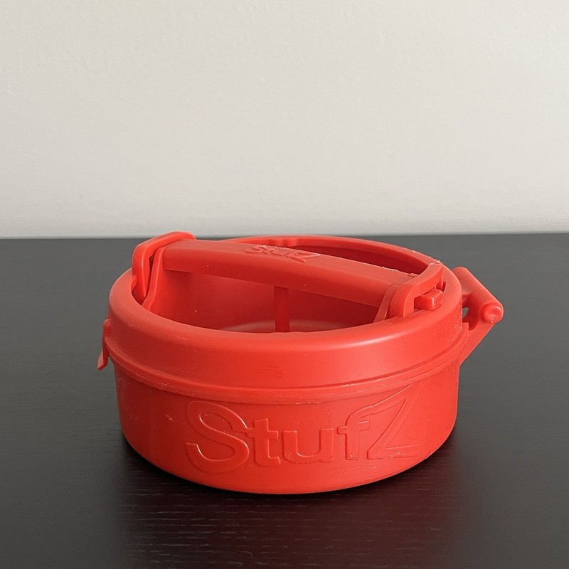 Stufz Stuffed Burger Press Hamburger Patty Maker Stuffer Red Dishwasher Safe gallery