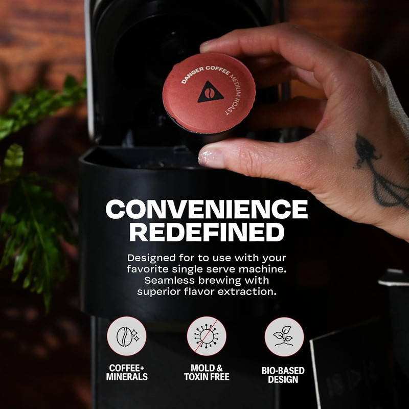 by Dave Asprey, Remineralized, Mold Free & Lab Tested Compostable Pods | Medium gallery