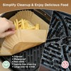 PEETOGER Air Fryer Liners Disposable,100PCS 6.5inch-100pcs, Paper-Square gallery