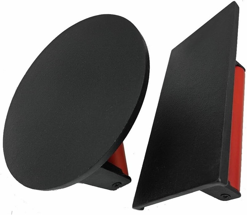 Heavy-Duty Cast Iron Smash Burger Press 2-Pack 7.1" Round & Rectangle Griddle gallery