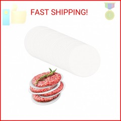 100 Pcs Burger Patty Paper Hamburger Parchment Papers 4 Inch Non-Stick Round Ham