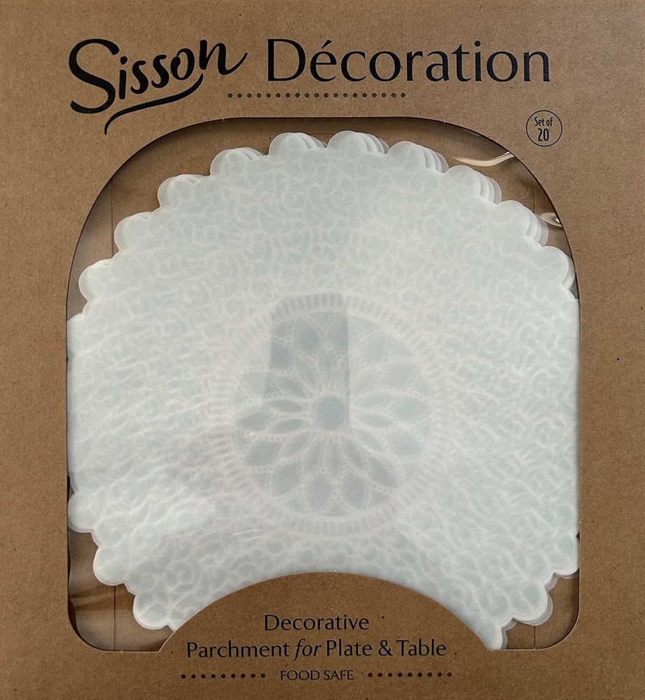 Parchment Paper Doilies for Cheese & 7 x 7 inches, Neutral
