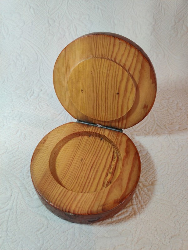 Vintage Wood Hinged Hamburger Meat Patties Press 1960s Era gallery