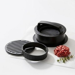 3 In 1 Burger Press Non Stick Patty Maker Official Stuffed BBQ Kitchen Mold Tool