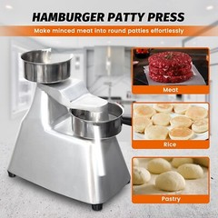 Hakka Manual Burger Press Hamburger Patty Maker 4 inch 100mm Meat Former