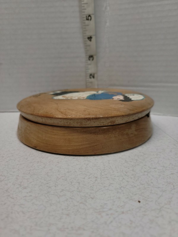 Vintage Wooden Hamburger Press Kitchen Chef Made in Japan Country Farmhouse gallery