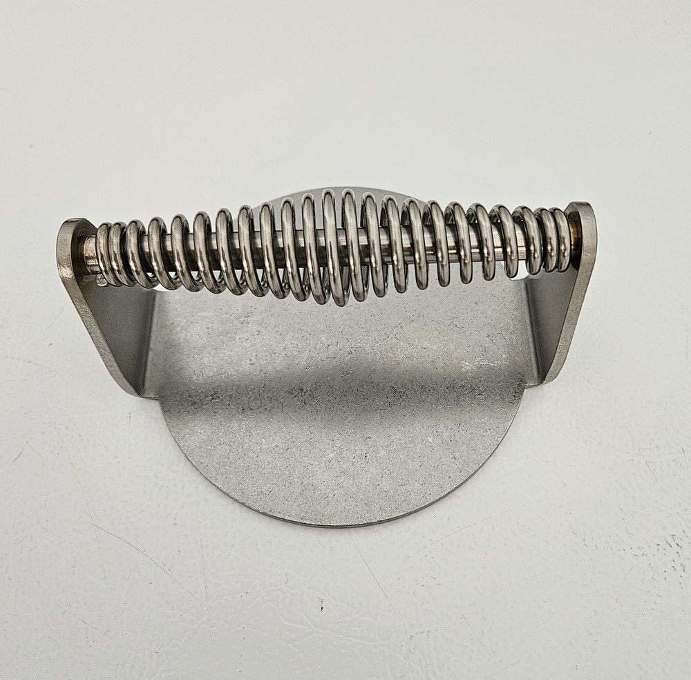 Premium Stainless Steel Smashed Burger Press: Heavy-Duty 6" Diameter