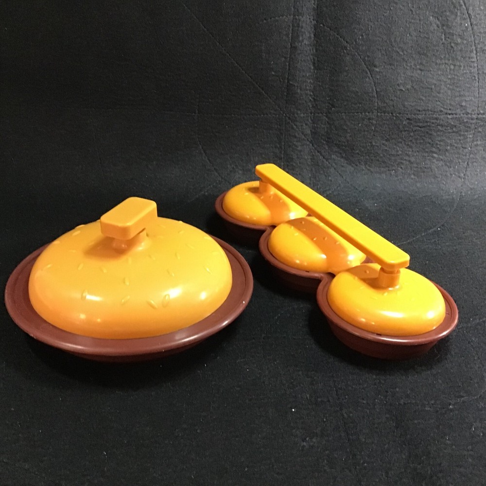 Charcoal Companion Hamburger Press 2 Molds Burger 4.5" & 2 1/2" Circular Patties