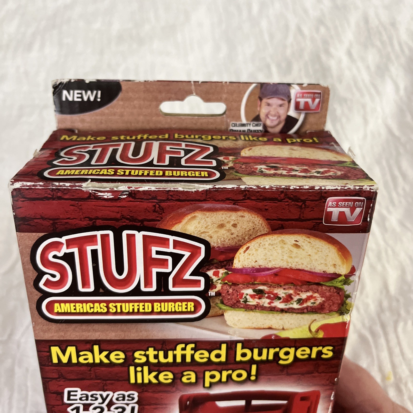 Stufz Stuffed Burger Press Hamburger Patty Maker As Seen On TV NEW Open Box gallery