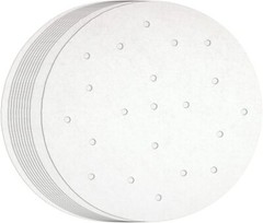 Juvale 100 Pack Round Air Fryer Liners with Holes for 8 inches, White, 8 Inch