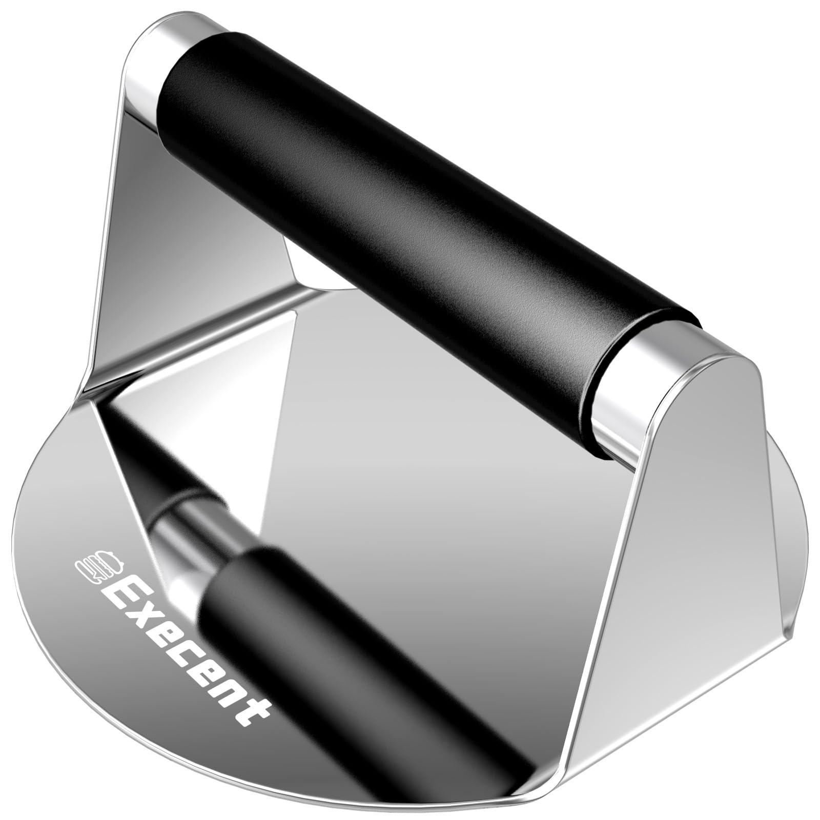 Execent Smash Burger Press 5.5" Stainless Steel Burger & Hamburger Smasher T... gallery