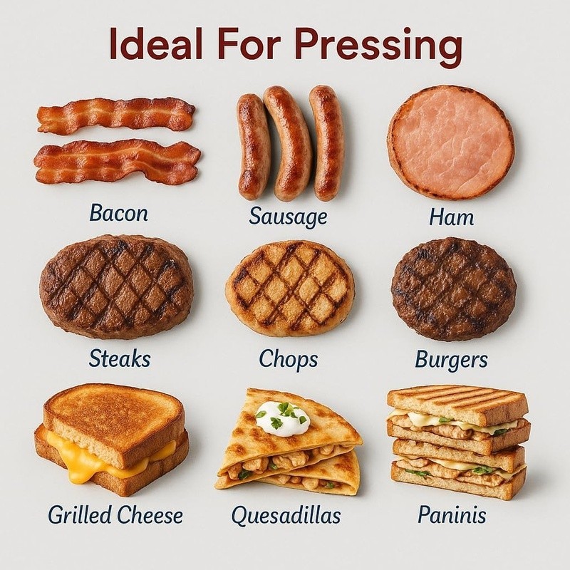 Heavy Duty Cast Iron Bacon Press Cooking Weight Burgers Steaks Quesadillas New gallery