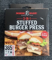 Nordic Ware 3 In 1 Stuffed Burger Maker And Patty Press Indoor Outdoor USA