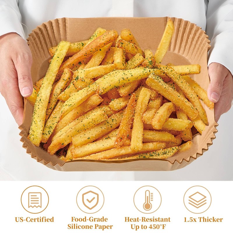 125 Pcs 7.9 Inch Square Air Fryer 125 Square, primary color gallery