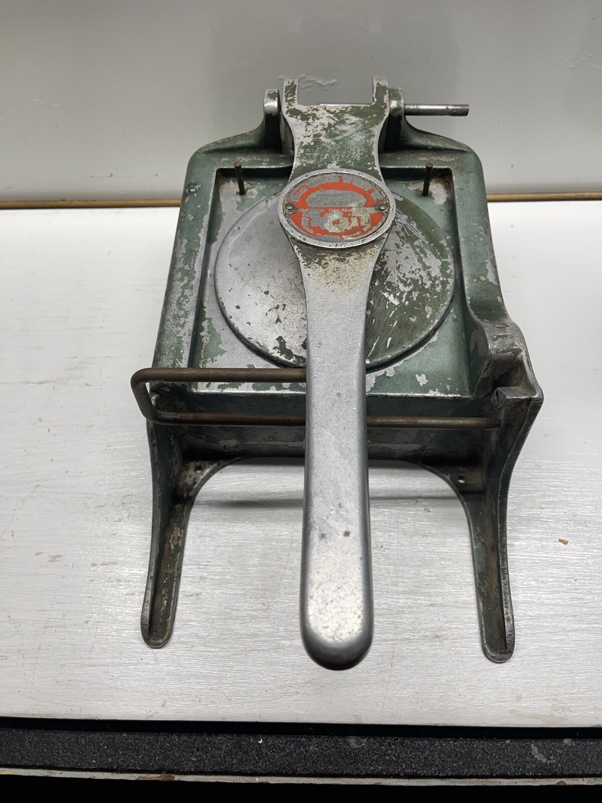 Vintage HOLLYMATIC 'Holly Jr' Hamburger 5" Patty Mold Press Machine Aluminum gallery