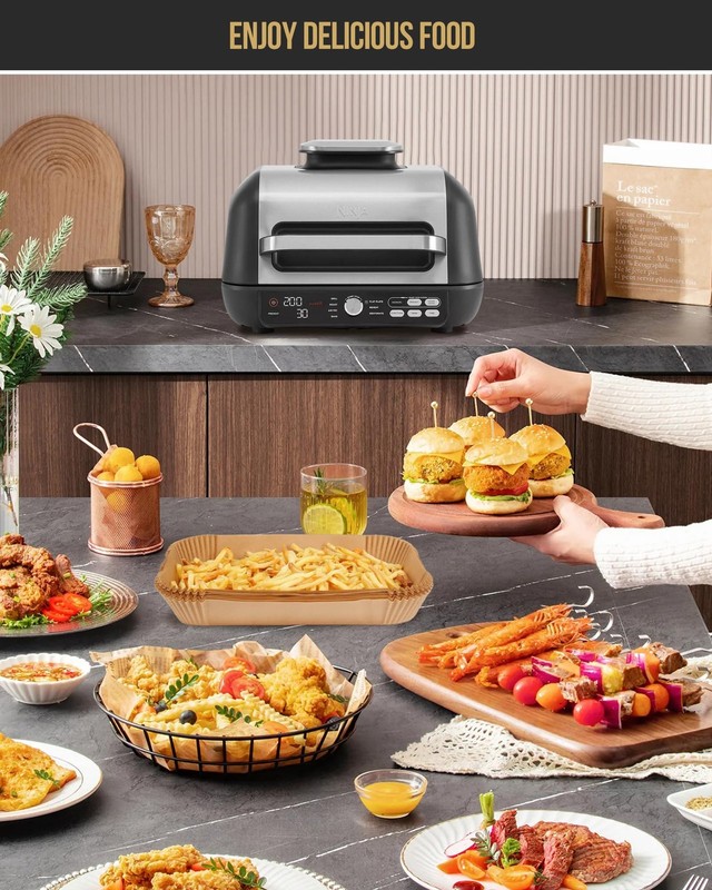 130PCS Air Fryer Liners Disposable for 130PCs FG551 Liners, Parchment Paper gallery