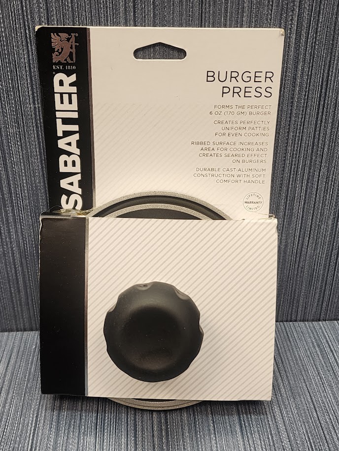 Lot of 2 x Sabatier Burger Press -Restaurants- Schools -Beef Hamburger Meat Mold gallery