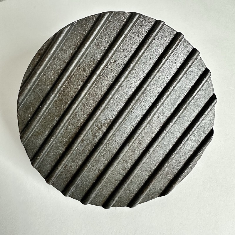 Vintage Charcoal Companion Cast Iron 7” Round Grill Press Mark Meat Burger BBQ gallery