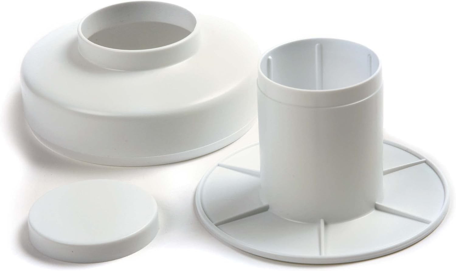 One Size White Hamburger Press | Durable Patty Maker for Uniform & Juicy Burgers gallery