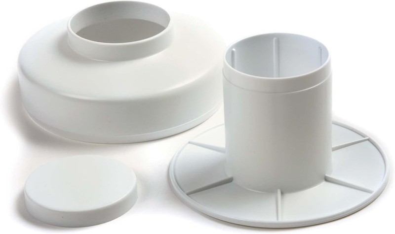 One Size White Hamburger Press | Durable Patty Maker for Uniform & Juicy Burgers gallery