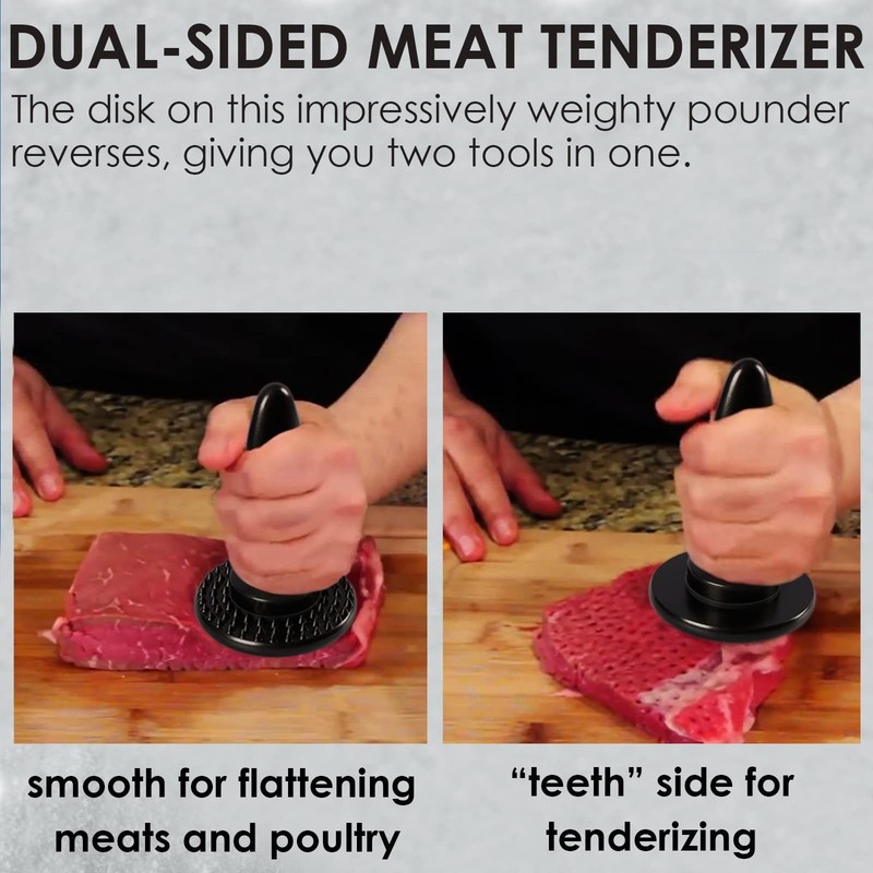KAYCROWN Burger Press Hamburger Press, Dual Sided Meat Tenderizer and Pounder... gallery