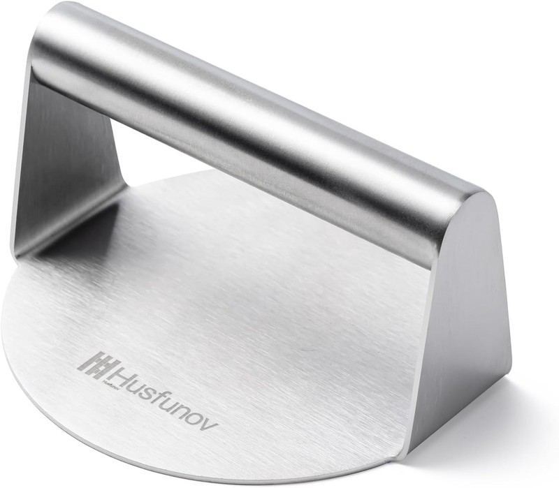 Effortless 5.5-Inch Burger Press: Durable Stainless Steel, Dishwasher Safe gallery