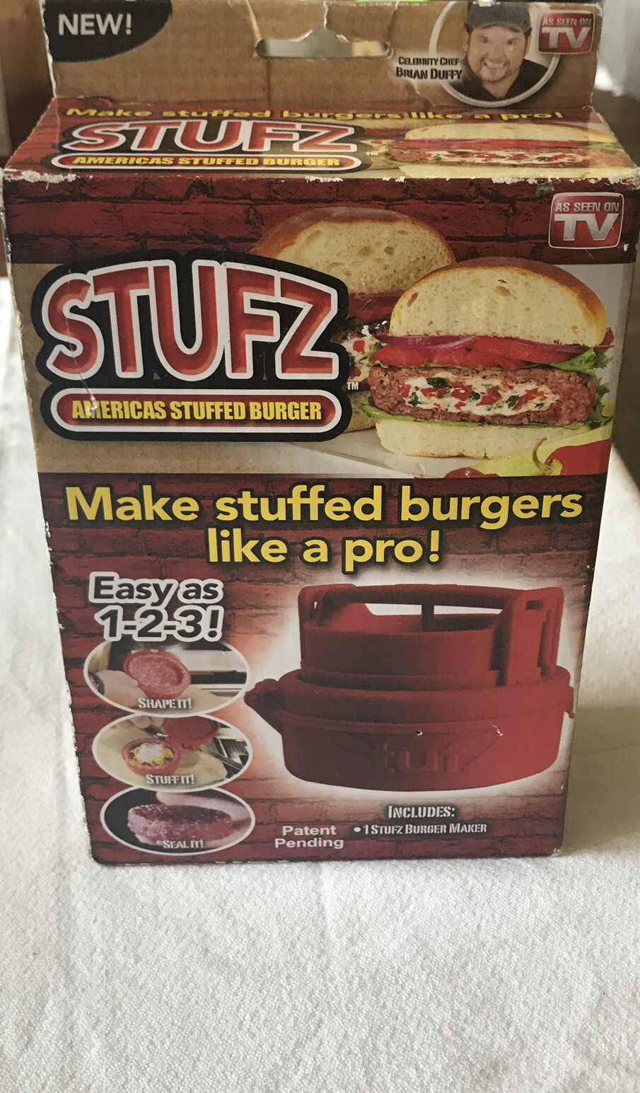 STUFZ Stuffed Burger Press New In Box As Seen On TV NIB gallery