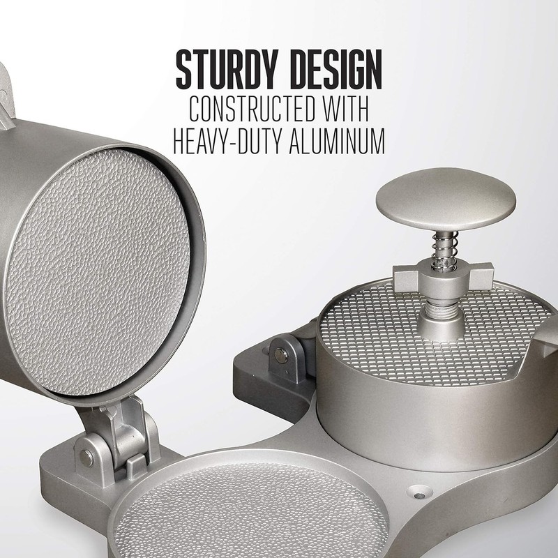 Nonstick Burger Press - Makes Perfect Patties for Hamburger, Crab Cakes & Sau... gallery