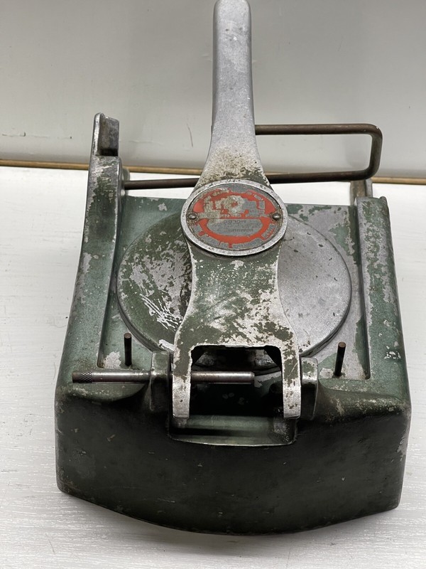 Vintage HOLLYMATIC 'Holly Jr' Hamburger 5" Patty Mold Press Machine Aluminum gallery