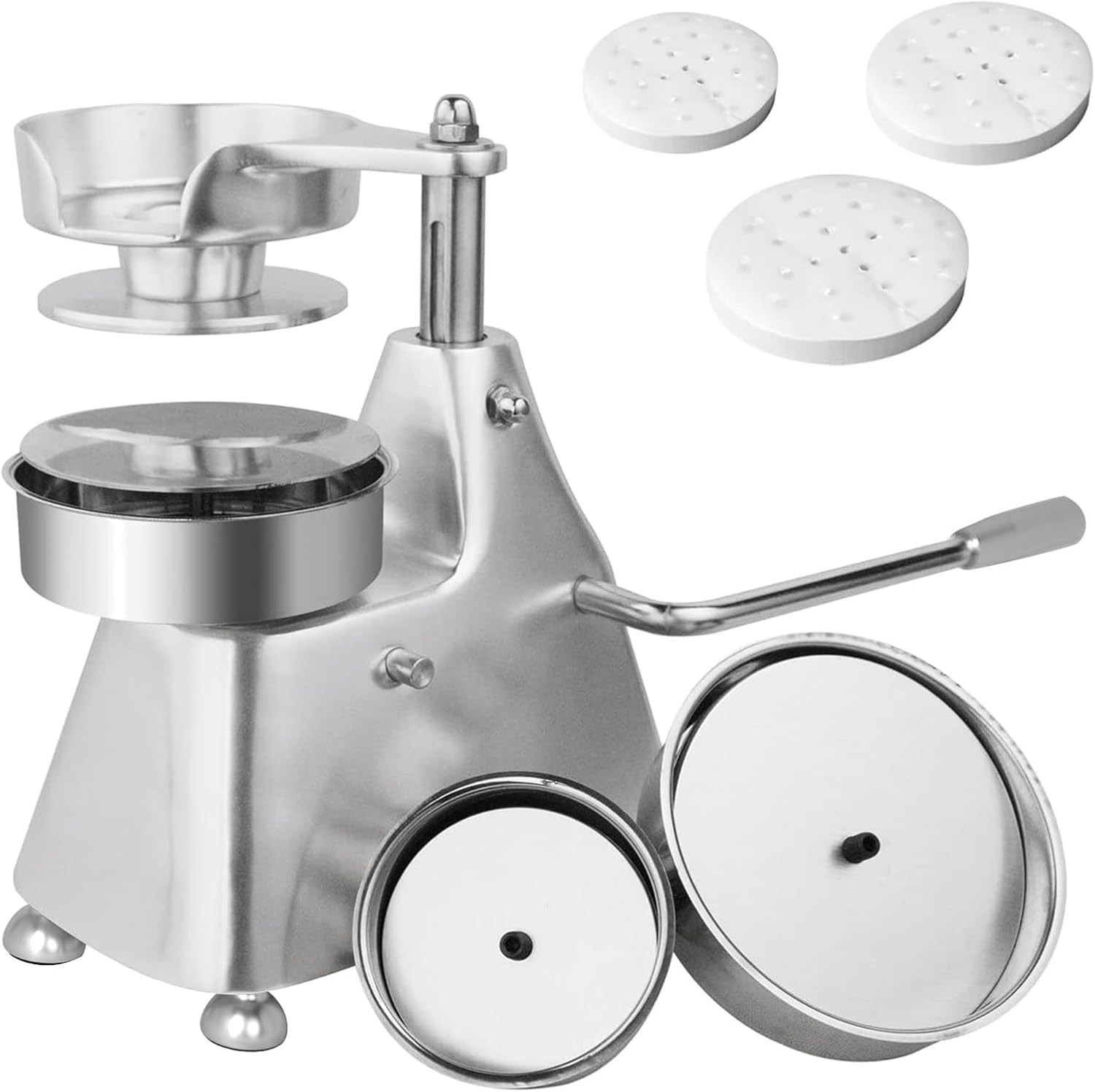 Hakka Commercial Hamburger Press Patty Maker, Stainless Steel Heavy Duty Grill B gallery