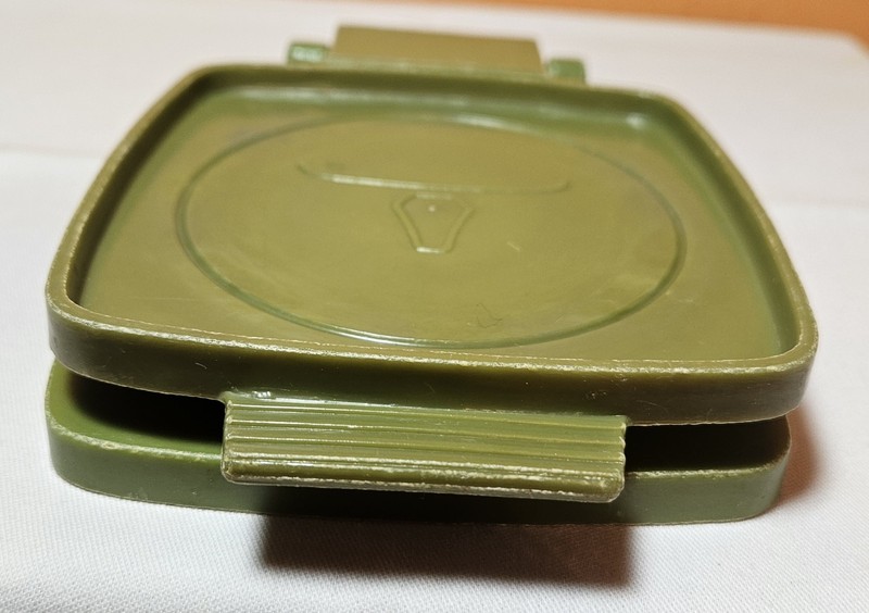 Vintage Plastic Press 3.25" Hamburger Patty Longhorn Steer Kitchen Retro MCM gallery