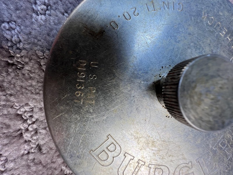 Vintage Heuck Burger Press Cast Aluminum Cinti 20.0 US Pat D191367 Kitchen gallery