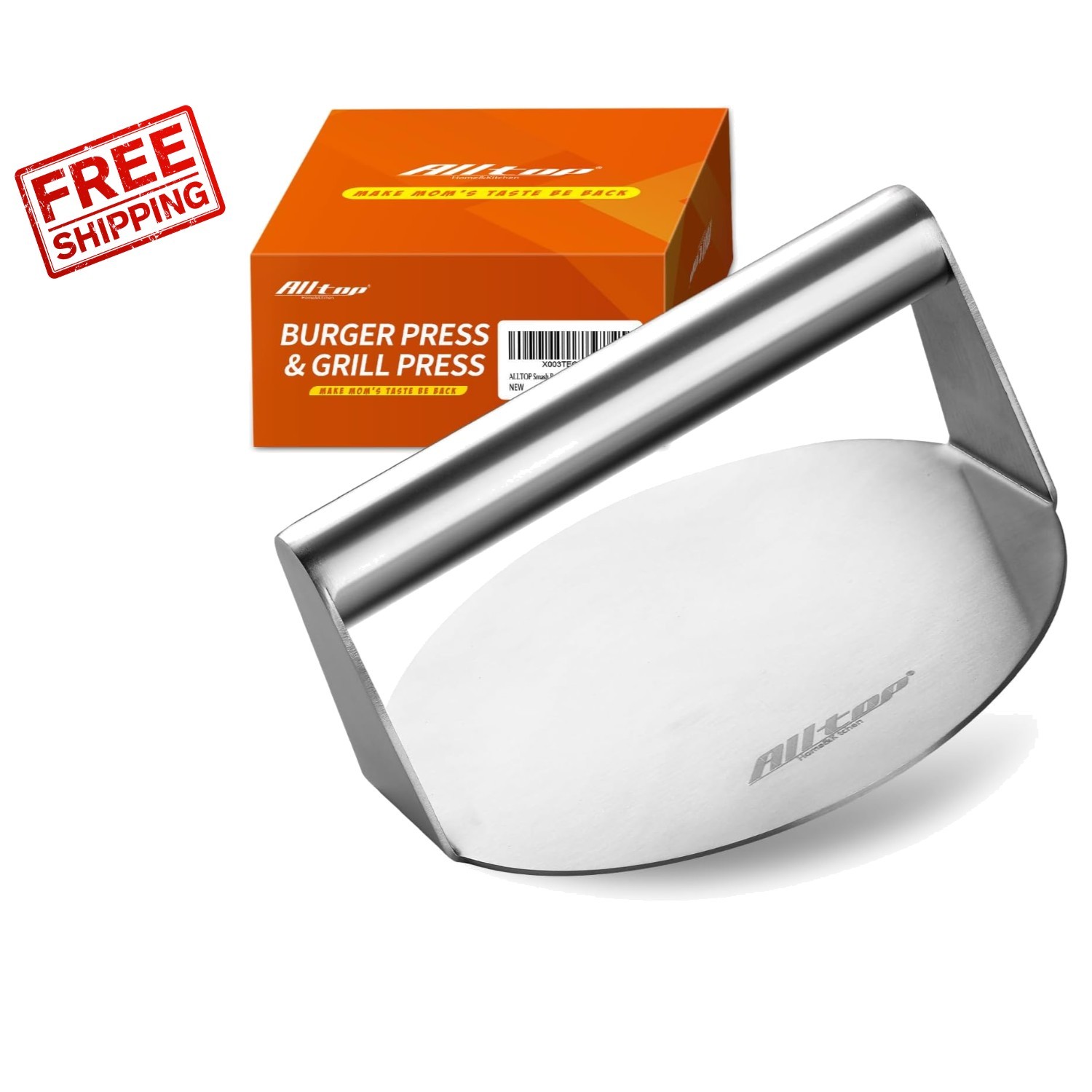 High-Quality Stainless Steel Burger Smasher - Effortless Patties Every Time gallery