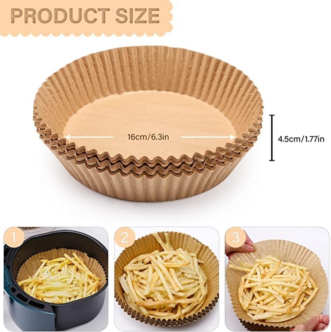 S&S Loyal Air Fryer Disposable Paper Liner, 100PCS Non-stick Air... gallery