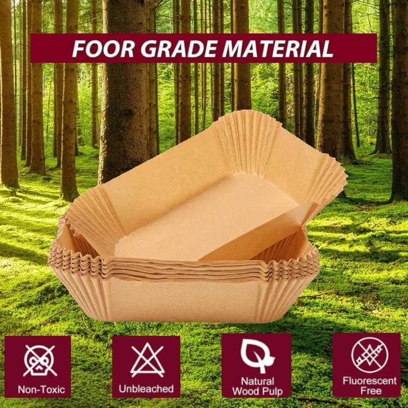 Loaf Pan Liners, 9x5In Air Fryer Liners 9" x 5" - 100PCS, primary colours gallery