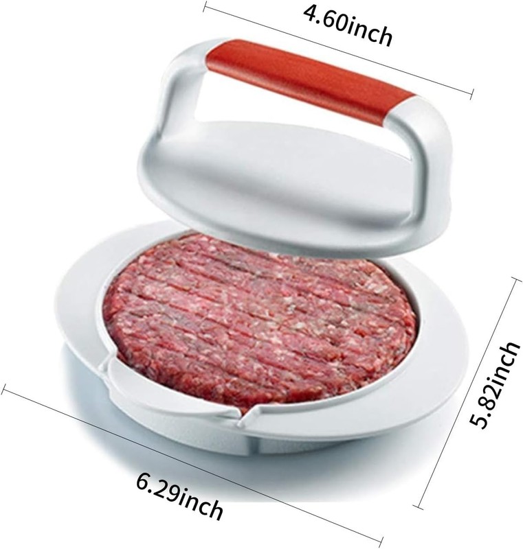Non Stick Burger Press, Hamburger Maker Mold, BBQ Patty Juicy Regular Beef Ma... gallery