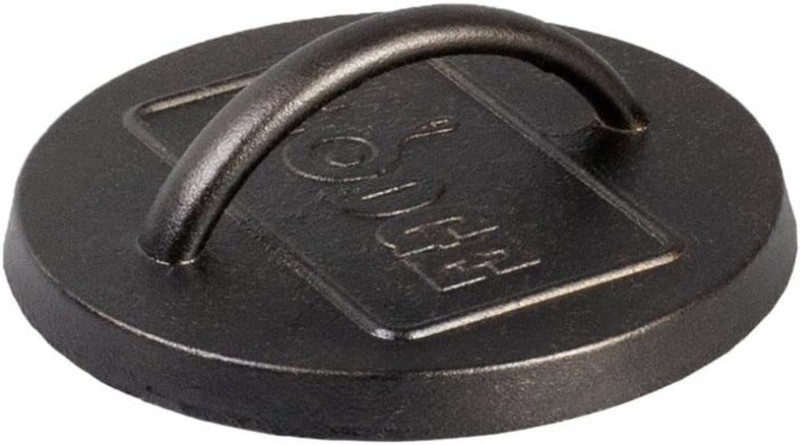 Heavy Duty 6.5" Cast Iron Burger Press - Perfect for Smash Burgers & Grilling, G gallery