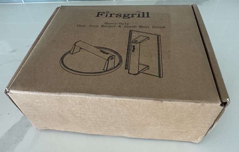 Firsgrill Burger Presses. Round Heavy-Duty Cast Iron Smash Meat Steak. New. gallery