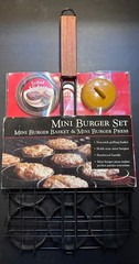Charcoal Companion Grilled Sliders Mini Burger Set New