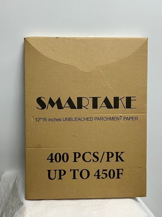 SMARTAKE 400PCS Parchment Paper Sheets, 12" x 16" -400 Pcs, Unbleached