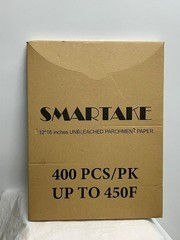 SMARTAKE 400PCS Parchment Paper Sheets, 12″ x 16″ -400 Pcs, Unbleached