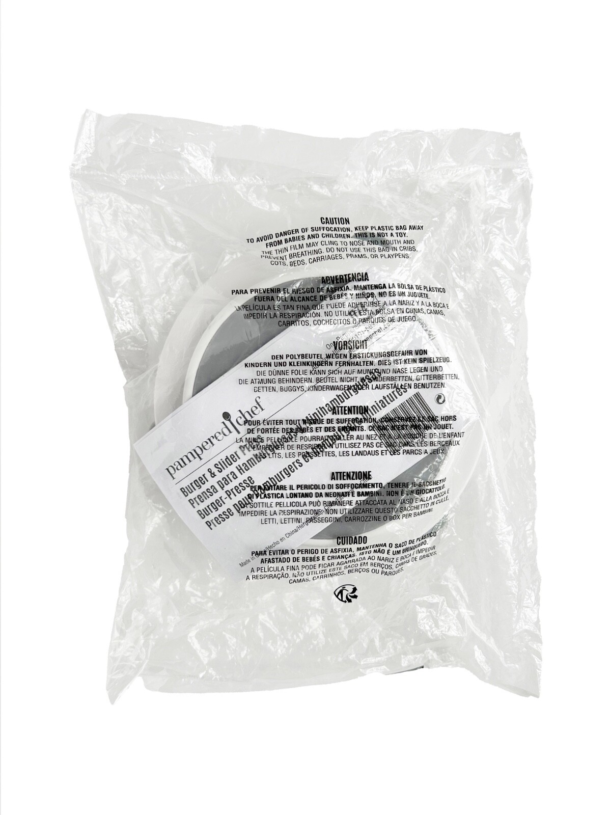 Pampered Chef Burger And Slider Press NEW in Sealed Package #1174 gallery