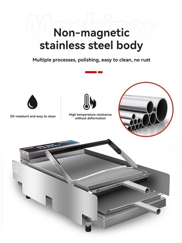 Hamburger Machine Double-Layer Automatic Temperature Control Hamburger Grill gallery