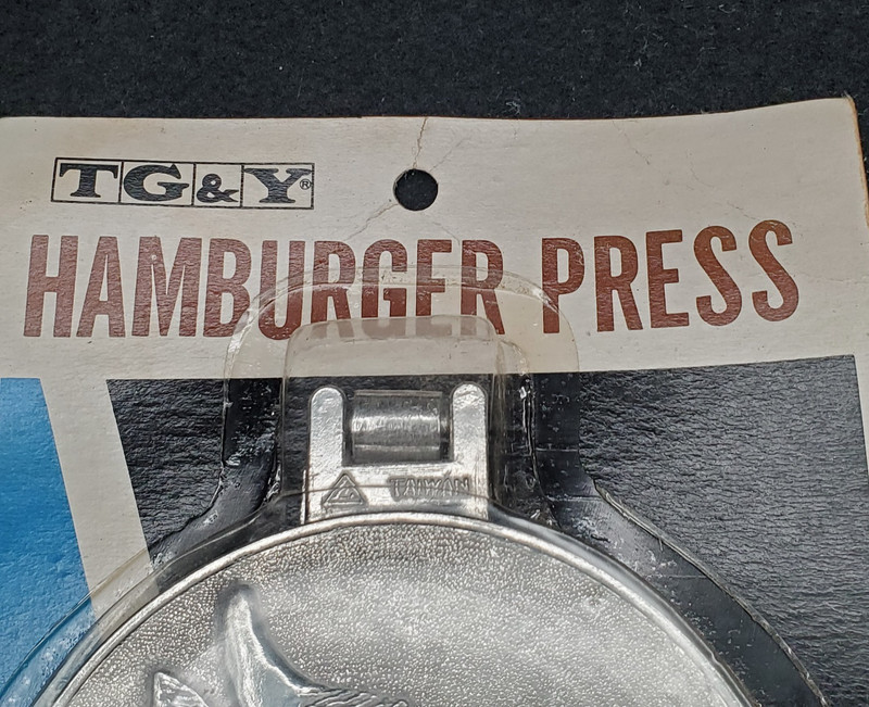 Vintage Hamburger Press Cow Steer Mold Patty Maker Aluminum Farmhouse 3.5" NEW gallery