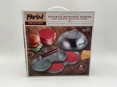 Parini Double Burger Press and Cheese Melting Dome