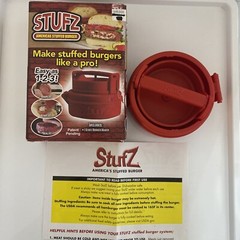 StufZ Burger Press As seen On TV, Make Stuffed Burgers Like a Pro-New Sealed Box