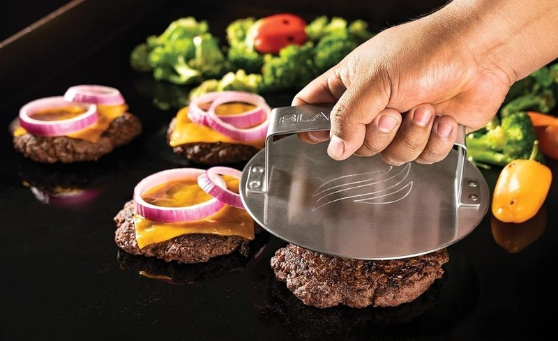 BLACKSTONE Smash Burger Kit, stainless steel BRAND NEW gallery