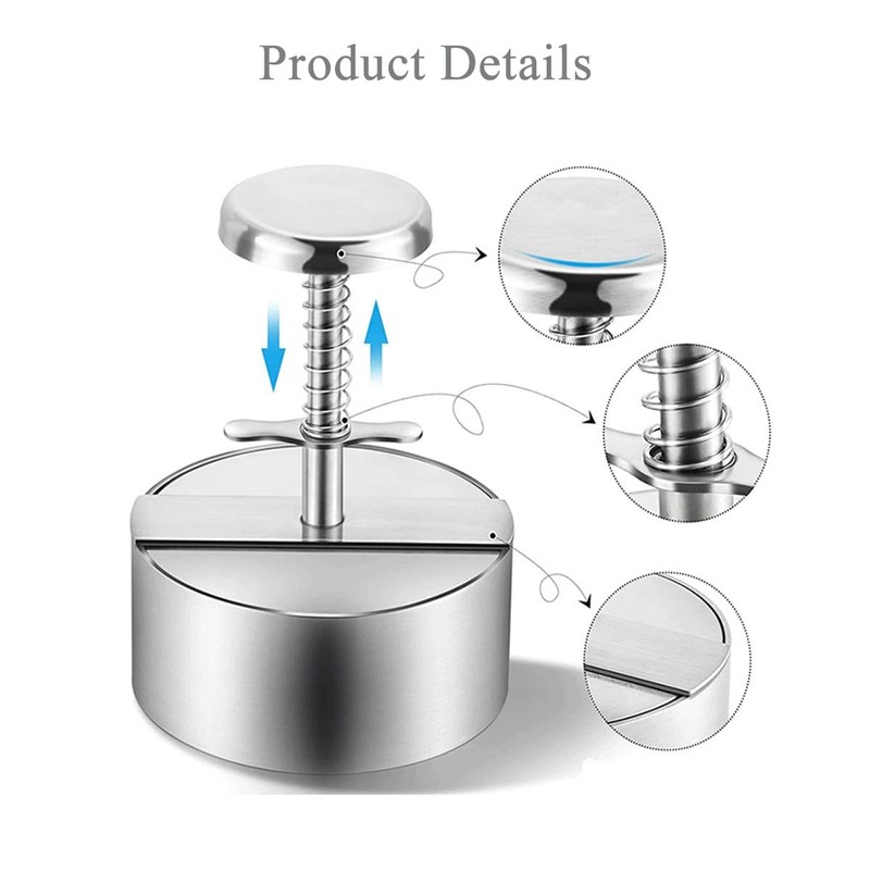 Burger Press Adjustable Hamburger Meat Patty Maker NonStick Stuffed Molds gallery