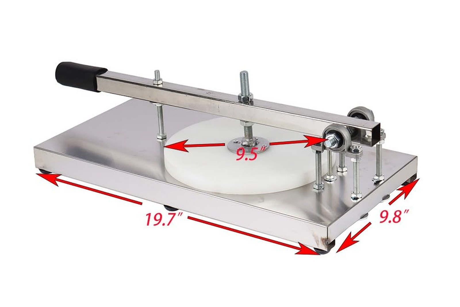 9.5Inch Pizza Dough Press Machine Stainless Steel Household Pizza Press with ... gallery